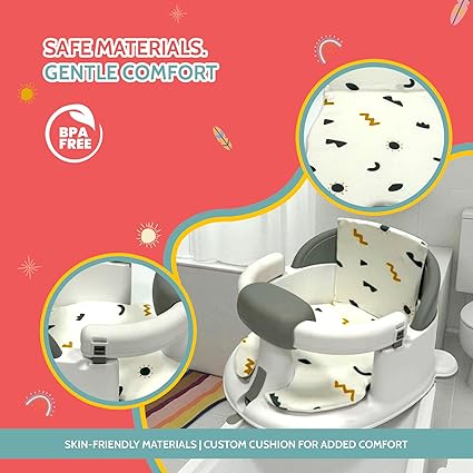 Non-Slip Baby Bath Seats 6-12 Months