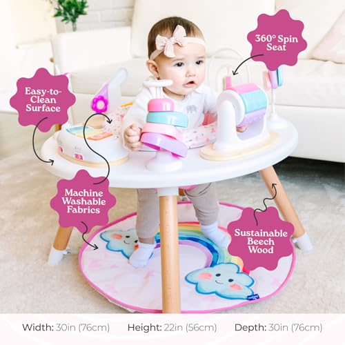 Move2Play 4-in-1 Baby Activity Center | Montessori Exersaucer & Play Table