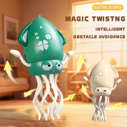 Dancing Octopus Crawling Toy | Rechargeable Musical Tummy Time Toy