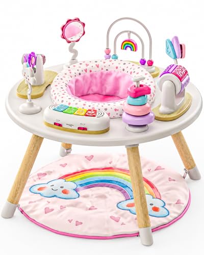 Move2Play 4-in-1 Baby Activity Center | Montessori Exersaucer & Play Table