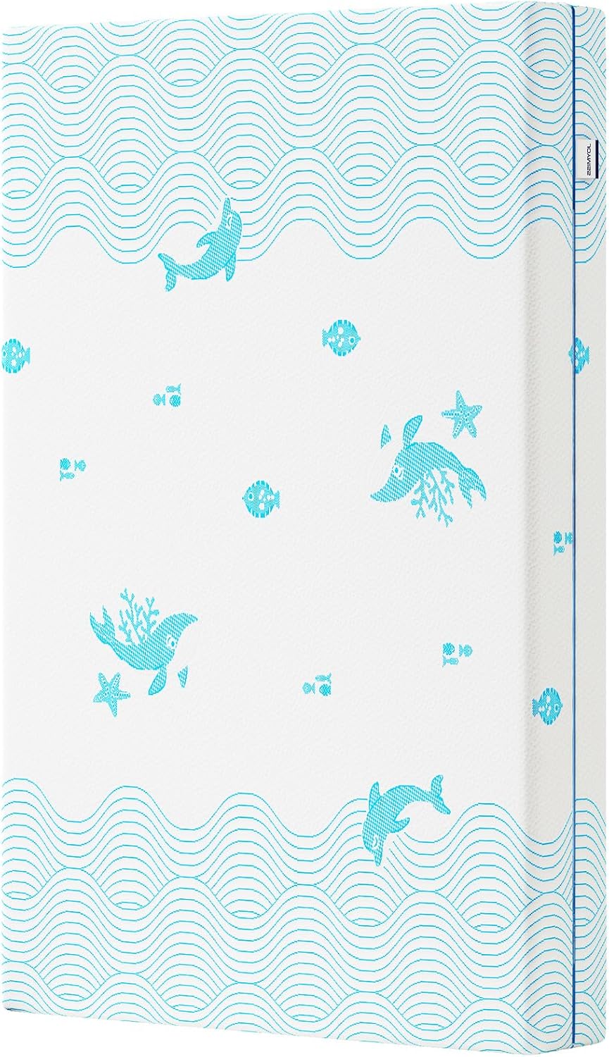 Breathable Crib & Toddler Mattress: Soft Cribs mattresses for Waterproof - 52" x 27.6" x 5" - Tencel Toddler Bed Mattress Fits Baby and Kids