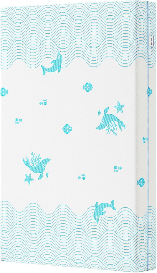 Breathable Crib & Toddler Mattress: Soft Cribs mattresses for Waterproof - 52" x 27.6" x 5" - Tencel Toddler Bed Mattress Fits Baby and Kids