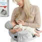 Nursing Pillow - Adjustable Waist Strap with 2 Removable Cotton Cover, Memory Foam - Stable, Ergonomic Support, Easier Breastfeeding - Newborn Essentials Must Haves Baby Registry Search