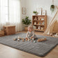 Baby Play Mat for Floor, 1.3" Thick 79x158 Plush Soft Foam Mats for Toddler Kids Crawling, Non-Slip Easy Care Nursery Rug for Playroom Living Room