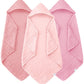 Muslin Hooded Baby Bath Towels – 3 Pack