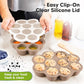 KeaBabies Silicone Baby Food Freezer Trays | Puree & Breast Milk Storage