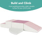 1. Best Choice Products 4-Piece Foam Climb & Crawl Play Set