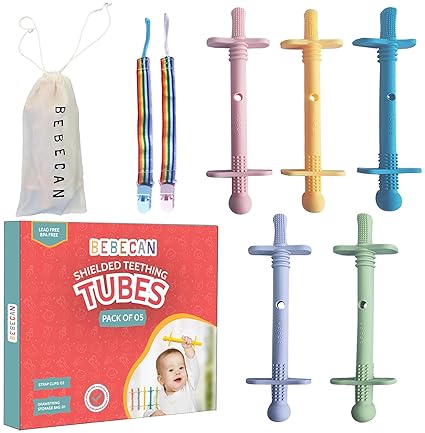 Shielded Teething Tubes Baby Teething Relief