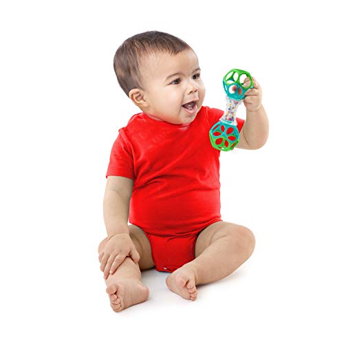 Oball Shaker Rattle Toy | Easy-Grasp Baby Rattle for Newborns