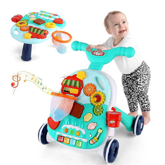 Eners Sit to Stand Baby Activity Walker with Wheels