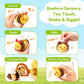 Montessori Beehive Sensory Toy | 5 Plush Bees for Babies 6-12 Months