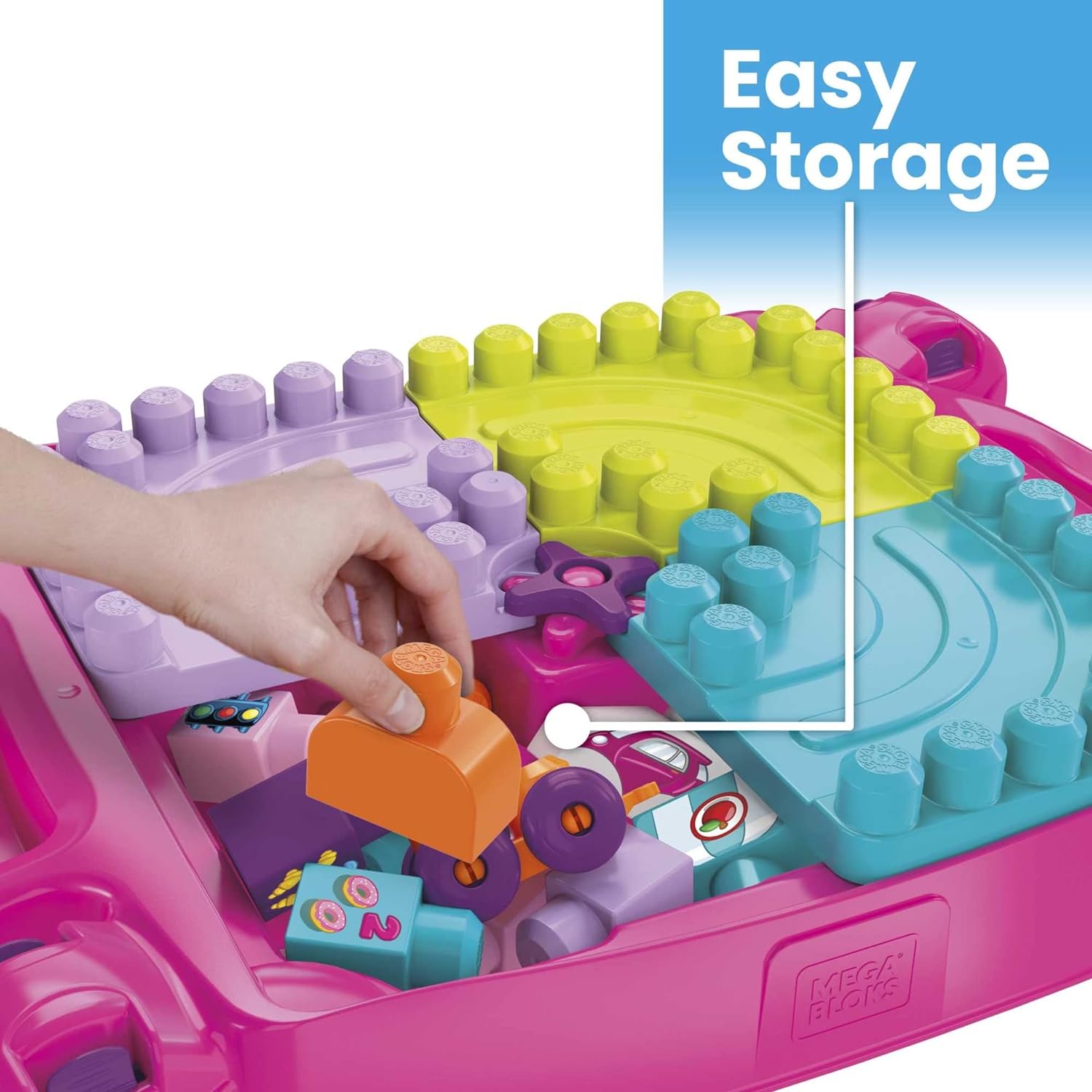 Fisher price mega bloks 2024 build n learn table