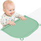 Large Silicone Suction Mat, 17" x 12" Thick Mats with Edge-Bumper, Raised Edge Leakproof, Non-Slip for Kids Toddler Baby Essentials Table Placemat, Restaurant Eating, Plates, Art, Craft & Painting