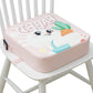 Toddler Booster Seat for Dining Table, Portable Kids Booster Seat with Safety Buckles Portable Increasing Booster Cushion with Non-Slip Bottom