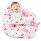 Inflatable Baby Seat for 3-36 Months, Baby Seats for Infants for Sitting Up with Back Support Built in Air Pump, Surround Sit Me Up Floor Seat for Baby Chair for Learning Sit, Feeding