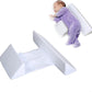 Baby Side Sleeper Wedge Adjustable Soft and Breathable Sleeping Pillow Supports Newborn Front and Back