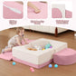 HAHASOLE Foam Climbing Toys for Toddlers with Ball Pit | Convertible Indoor Playset