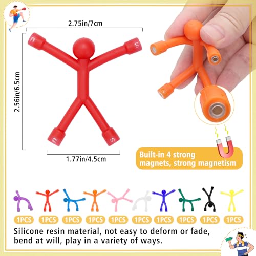 10-Piece Magnetic Travel Toys | Cute Magnetic People, Airplane & Car Fidget Toys for Kids