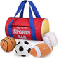My First Sports Bag Plush Baby Toy Set | 4 Sensory Balls for 0-12 Months