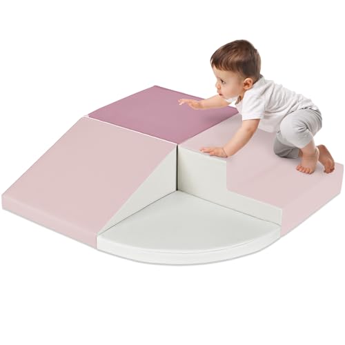 1. Best Choice Products 4-Piece Foam Climb & Crawl Play Set
